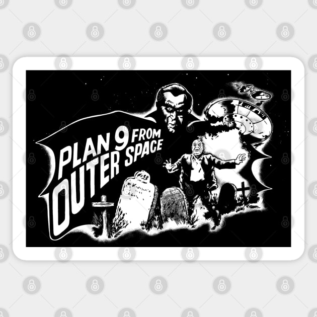 Plan 9 From Outer Space Sticker by MarbitMonster